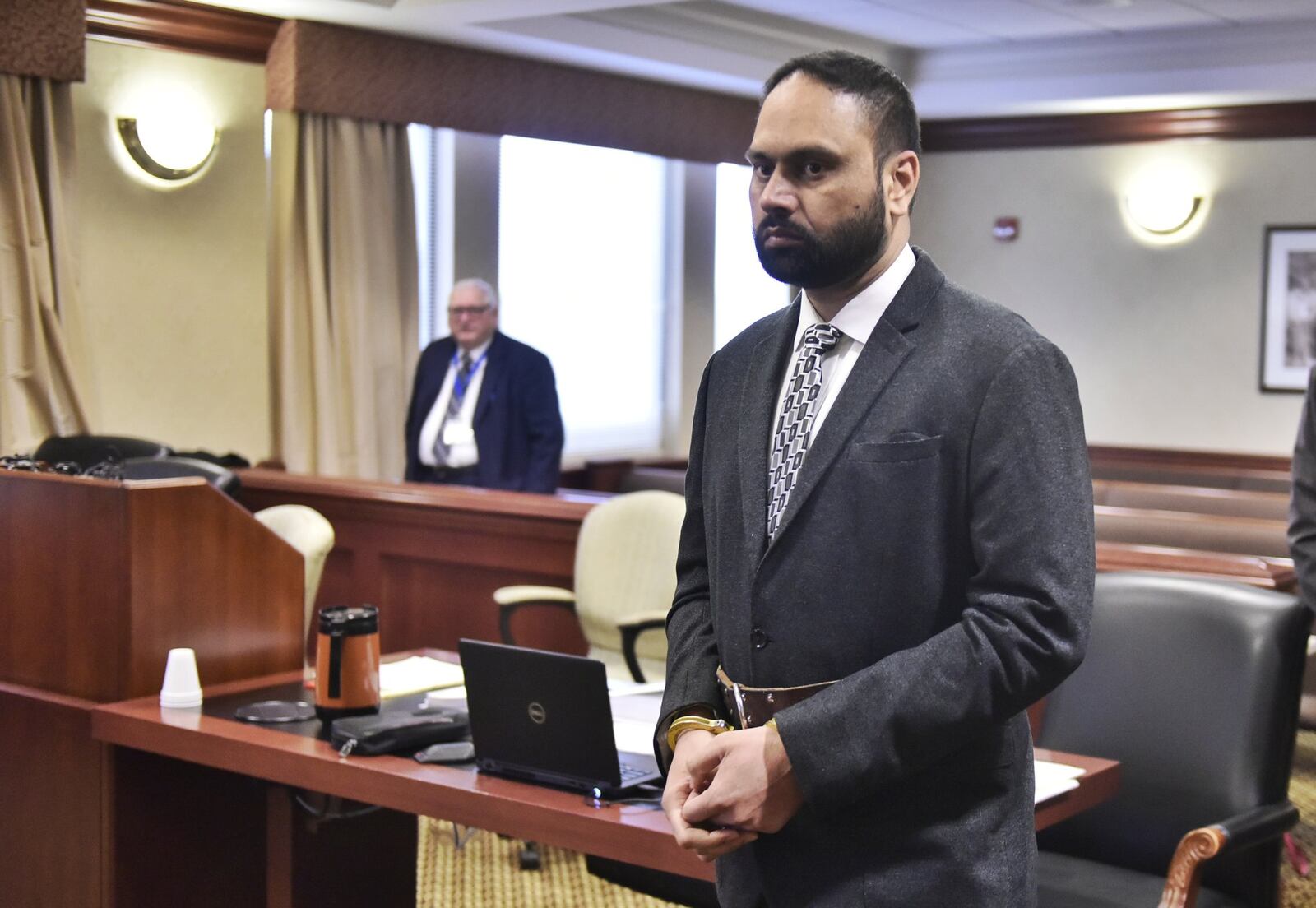 Gurpreet Singh, man accused of killing four members of his family in West Chester Twp., appeared for a hearing on multiple motions in Butler County Common Pleas Court Friday, March 6, 2020 in Hamilton. NICK GRAHAM / STAFF