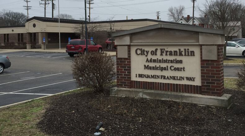 Franklin City Council has placed five amendments to the city charter for voters to consider in the Nov. 7 general election. ED RICHTER/STAFF Franklin City Building
