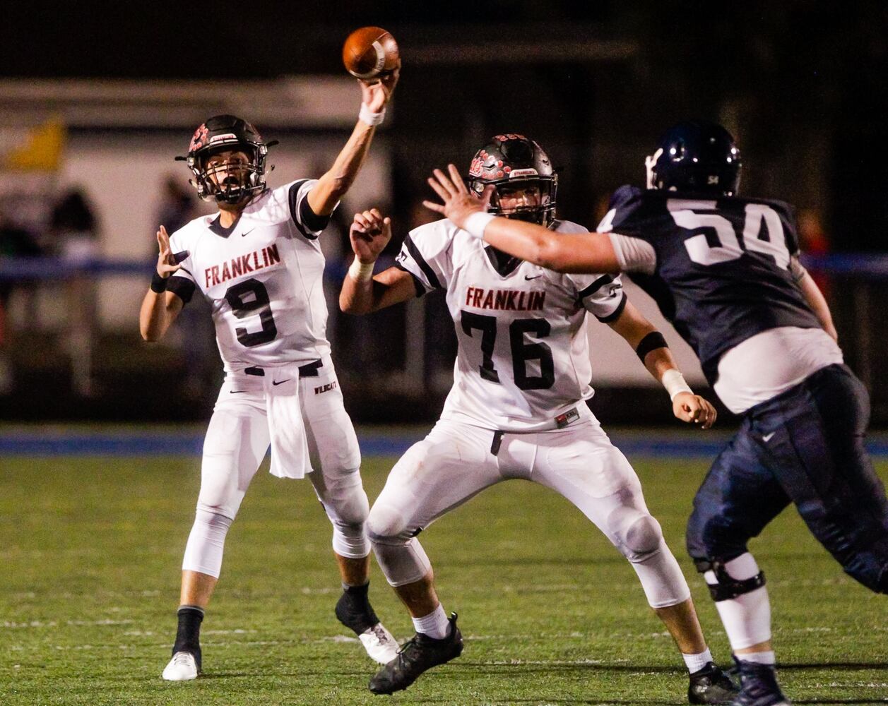 Franklin football beats Valley View Friday, Oct. 11