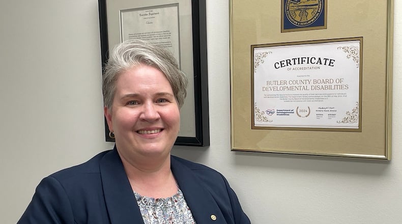 Pictured is Butler County Board of Developmental Disabilities Superintendent Lee Ann Emmons, who succeeded former superintendent Lisa Guliano. Emmons started on May 1. PROVIDED