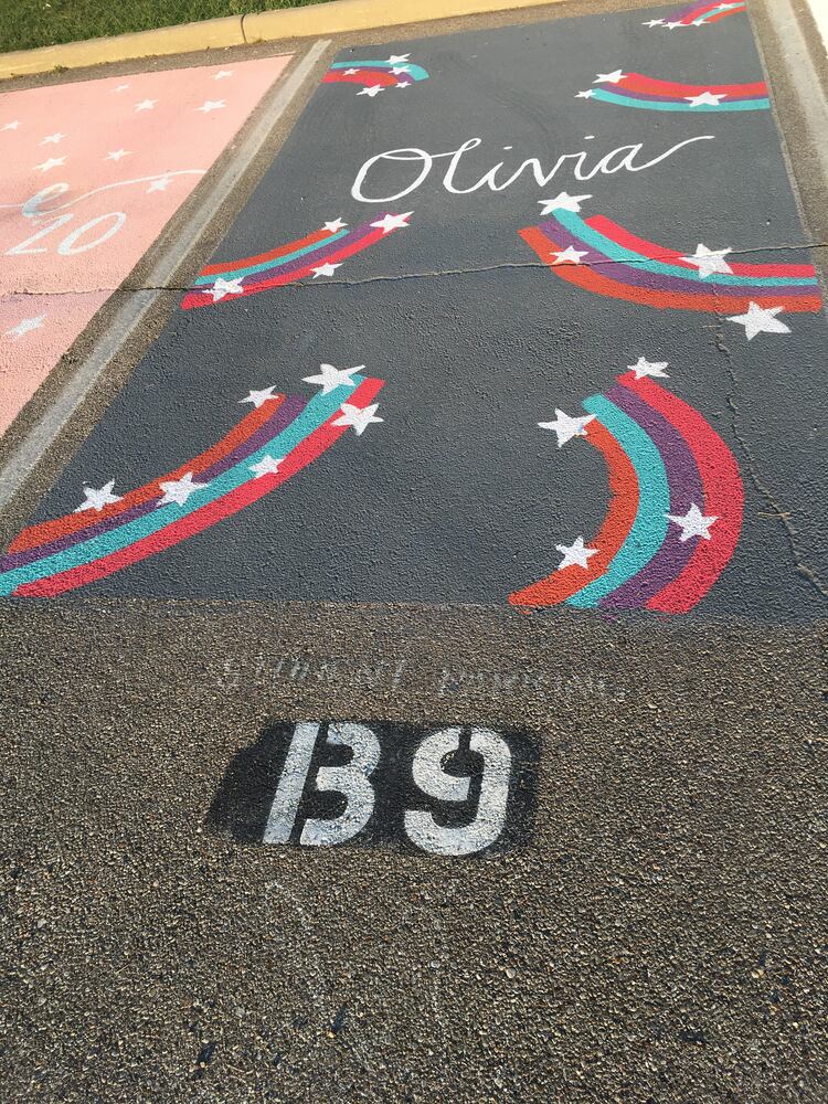 parking lot spaces