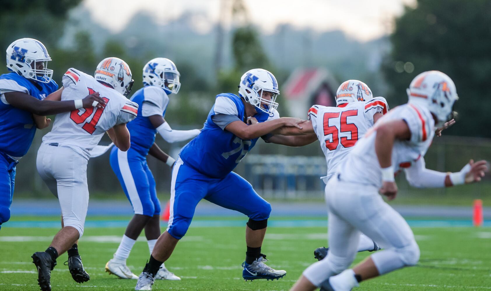 Hamilton Big Blue Football beats Anderson