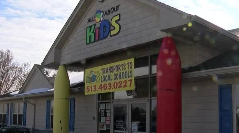 All About Kids Lakota had catalytic converters stolen from its fleet of buses. WHITNEY MILLER/WCPO