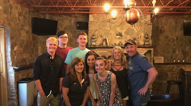 Kings High School architecture students partnered with Mark and Amy Altemeier (right) to design the new Monkey Bar and Grille, located at 7837 Old 3C Highway in Hamilton Twp. CONTRIBUTED