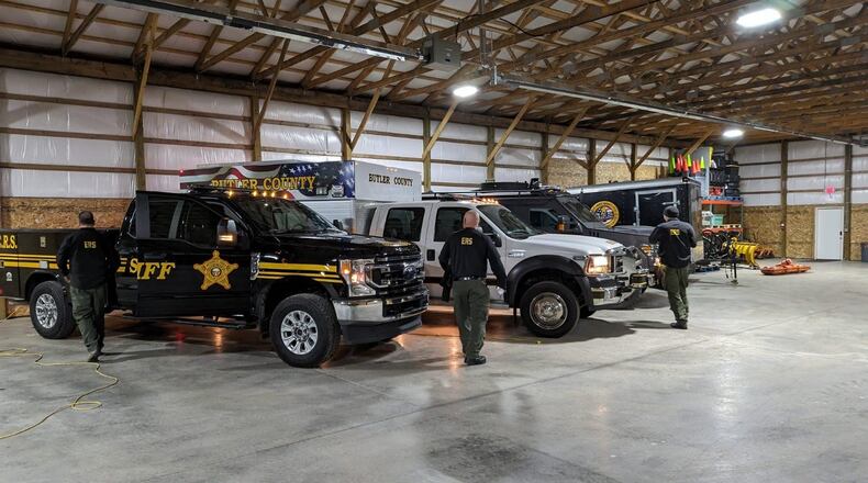 The Butler County Sheriff’s Office Emergency Response Services team has deployed to assist with storm damage assessment in Carroll County, Ky.