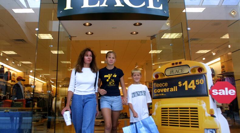 The Children’s Place, which has locations at area malls, announced it will close 300 stores over the next two years.