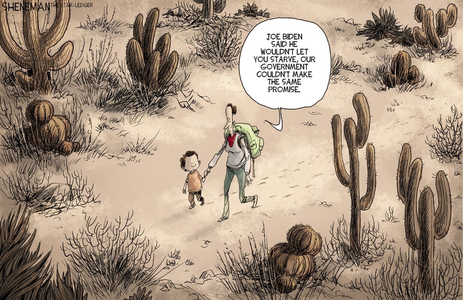 Week in cartoons: Biden press conference, Georgia voting rules and more