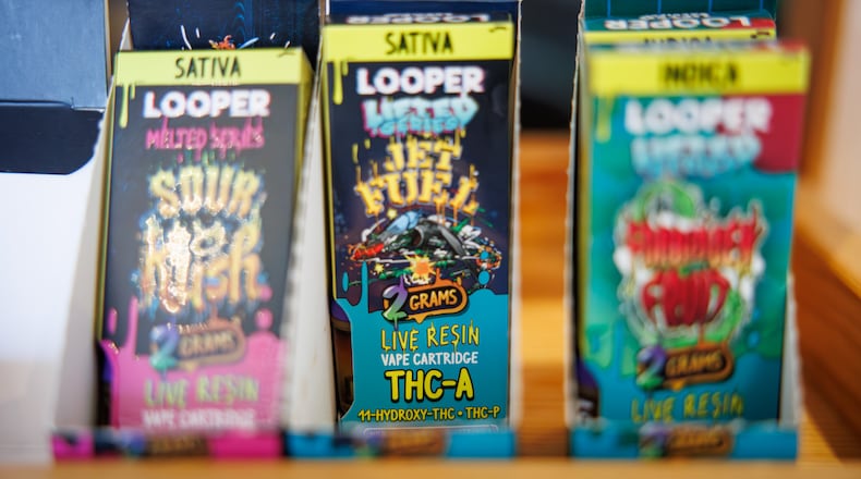 The Ohio legislature is closing in on a deal to tweak the state's recreational marijuana laws and finally begin regulating the sale of intoxicating hemp in the state. BRYANT BILLING / STAFF