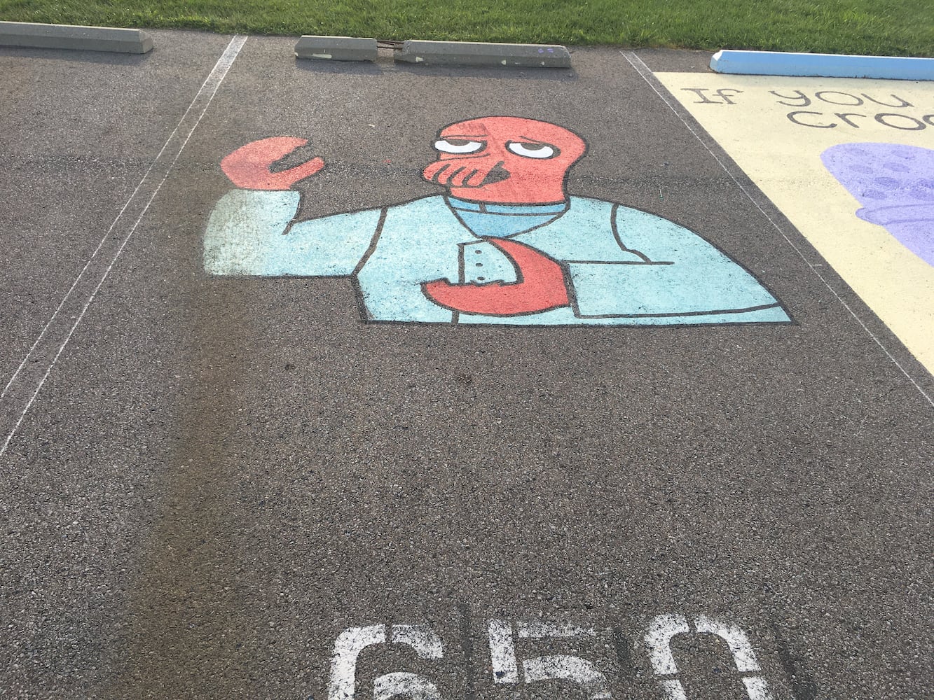 Lakota West High School parking lot spaces