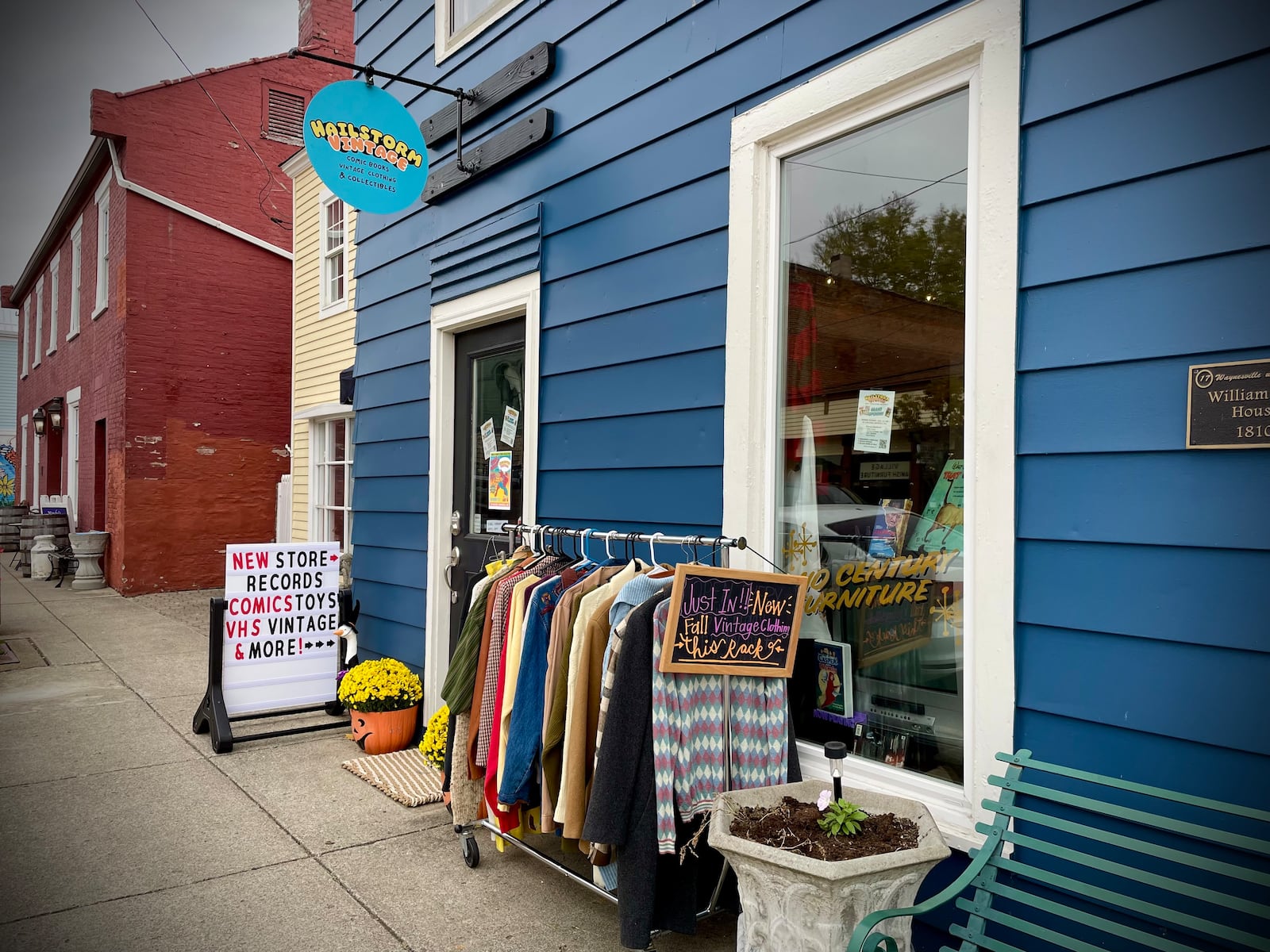 Hailstorm Vintage, a comic book, vintage clothing and collectible store at 98 S. Main St. in Waynesville, is celebrating its grand opening on Nov. 1. NATALIE JONES/STAFF