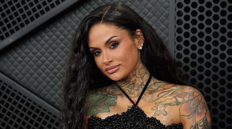 Kehlani arrives at the 68th annual Grammy Awards on Sunday, Feb. 1, 2026, in Los Angeles. (Photo by Jordan Strauss/Invision/AP)