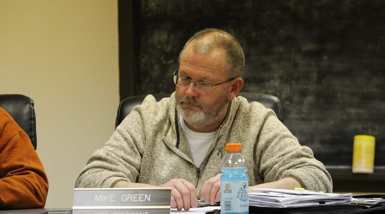 Milford Township Board of Trustees Vice President Mike Green at a meeting on Feb. 3, 2026, during which the board approved a fire levy for submission to the May 5, 2026, primary election ballot. KATELYN ALUISE/OXFORD FREE PRESS