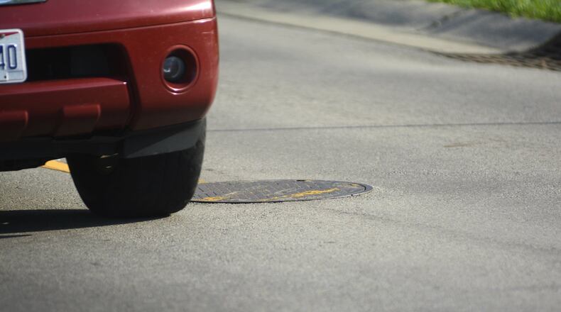 The city of Fairfield will be fixing its last sewer overflow point at the intersection of Ross Road and Devonian Drive. The overflow, which happens at this manhole cover, occurs when there’s a significant rain event causing the city’s sewer system to overflow.