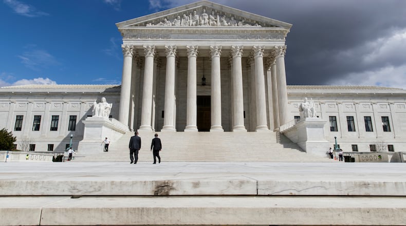 FILE - The Supreme Court Building is seen in Washington on March 28, 2017. (AP Photo/J. Scott Applewhite, File)