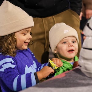 Over a thousand trick-or-treaters flocked to Austin Landing on Wednesday, Oct. 22. The complex's website says it's trunk or treat event is the largest of its kind in the region. Aside from vendors in the complex passing out candy, food trucks, inflatables and a DJ were on site. BRYANT BILLING/STAFF