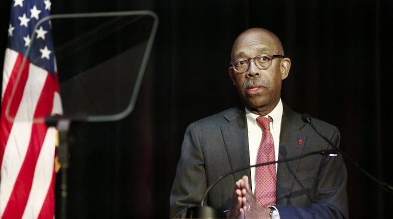 Ohio State President Michael V. Drake, shown in January, will retire a year early. FRED SQUILLANTE / THE COLUMBUS DISPATCH