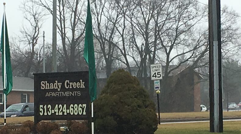 More than $3,000 was reported stolen from a night deposit box at Shady Creek Apartments, 3910 Roosevelt Blvd., according to Middletown police. RICK McCRABB/STAFF