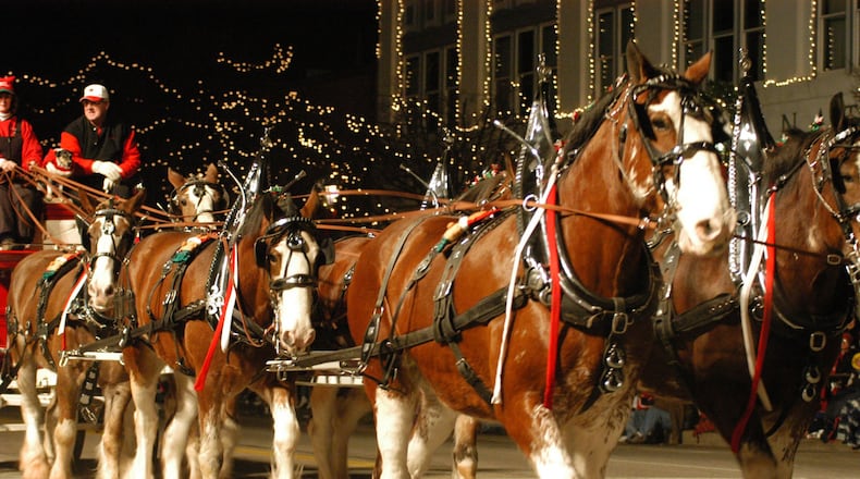 Lebanon hosts the largest horse-drawn carriage festival in the U.S. every year, with two parades located with decorated carriages — the nighttime one will have lights.