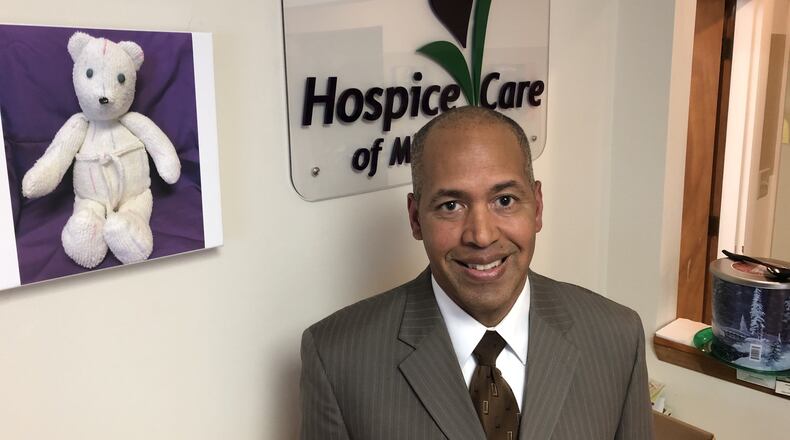 Vaugh Lewis, 58, of Hamilton, recently was named chaplain at Hospice Care of Middletown, replacing June Deaton who retired. RICK McCRABB/STAFF