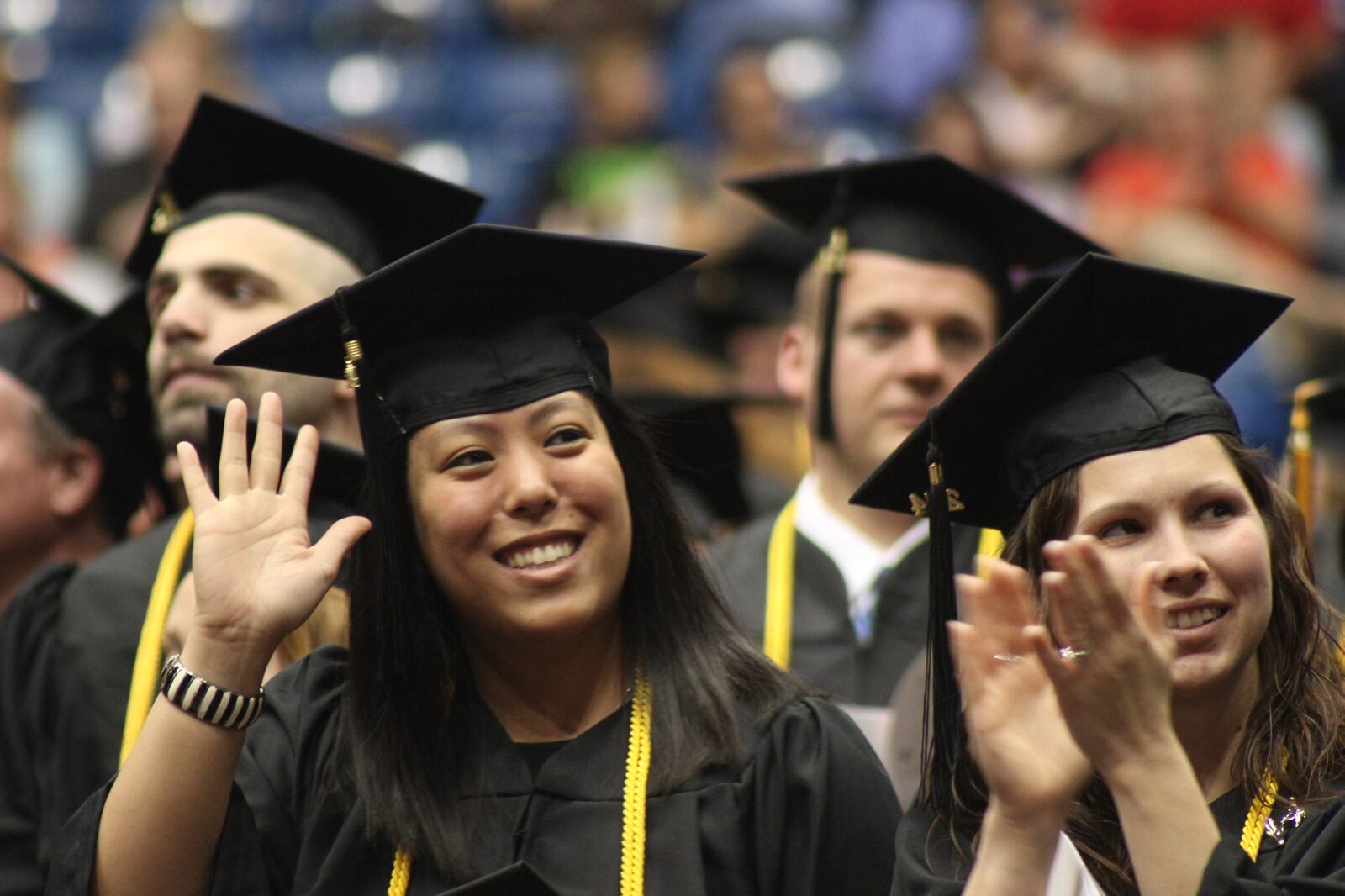 Overall, 3,300 students graduated this spring from Sinclair Community College with 800 of them participating in graduation ceremonies Sunday.