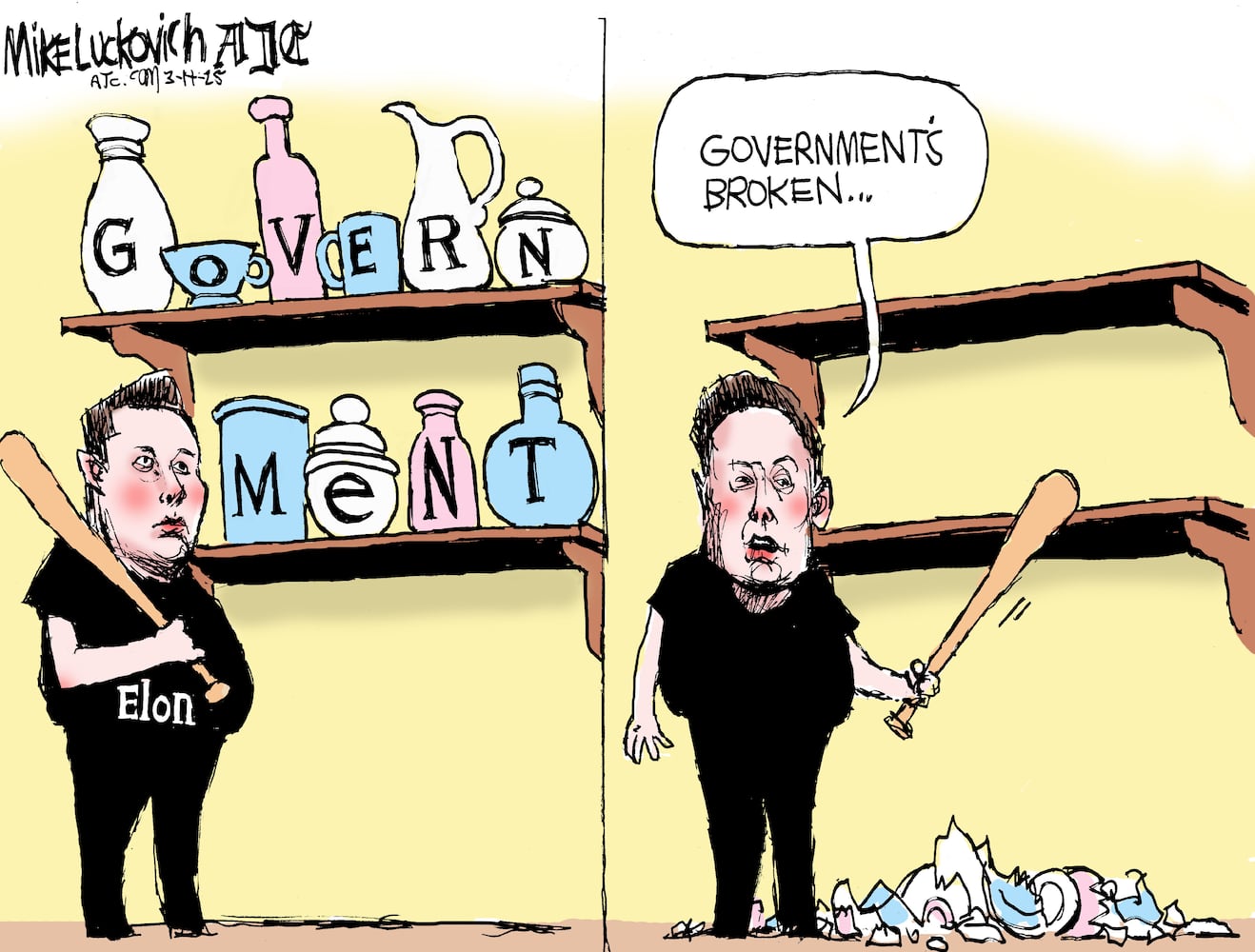 CARTOONS: Mike Luckovich, March 17, 2025