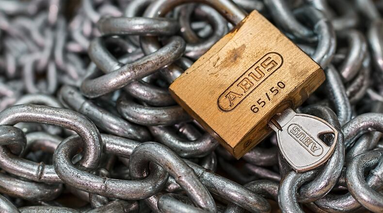 A Middletown resident reported someone cut the padlock to the door of his detached garage and stole tools he uses for his construction business.