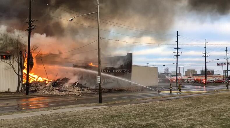 Middletown Paperboard fire on New Year's Day