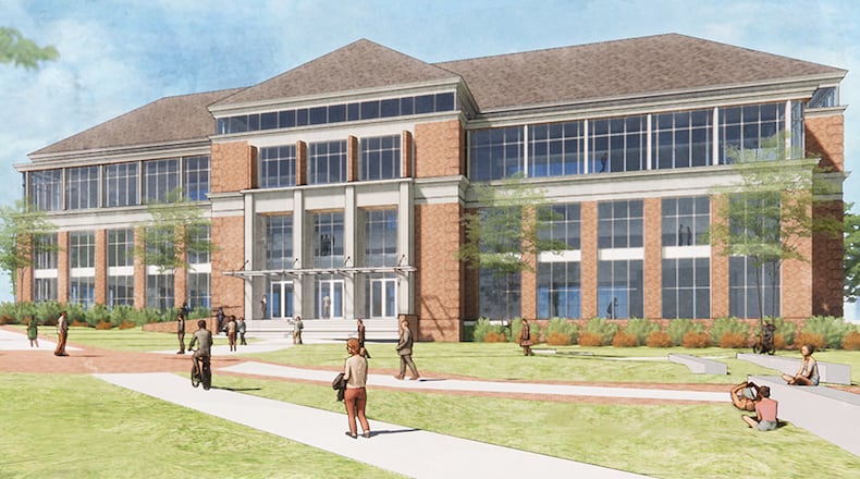 Miami University officials announced Monday a $20 million donation from a 1981-graduate and now business executive will create a new building on the Oxford campus by 2023. The Richard M. McVey Data Science Building will be named in the donor's honor. (Provided Photo\Journal-News)