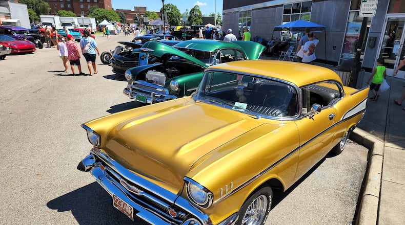 The 10th annual Thunderfest Cruise In will be held from 11 a.m. to 4 p.m. Saturday in downtown Middletown. About 200 vehicles are expected to be on display. NICK GRAHAM/STAFF