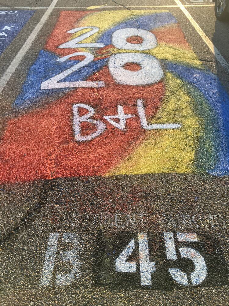 parking lot spaces