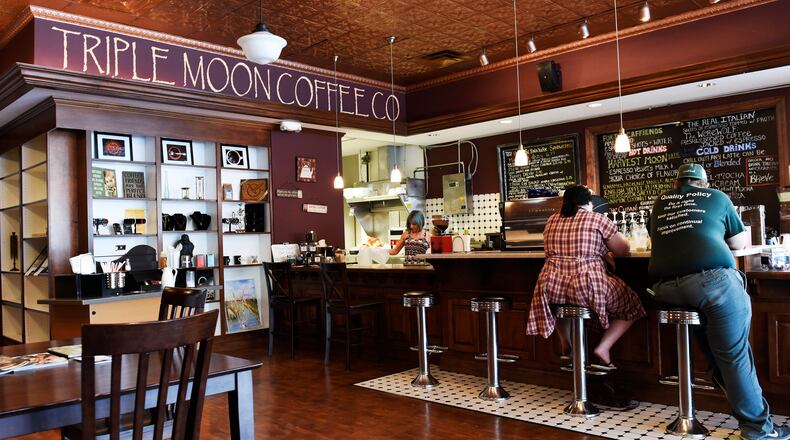 Heather Gibson, owner of Triple Moon Coffee Company, closed the business on March 16 after she saw a 60-percent drop in revenue due to the coronavirus. NICK GRAHAM/STAFF