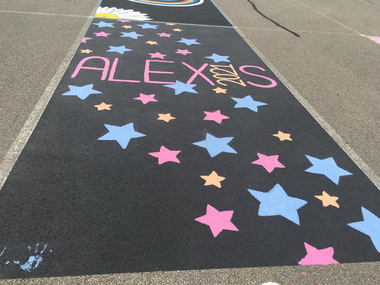 Lakota West High School parking lot spaces