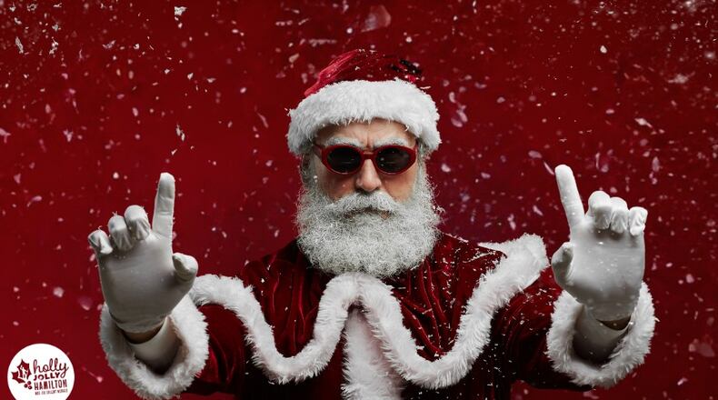 As part of its Holly Jolly Hamilton activities, the city of Hamilton will conduct an inaugural Santacon fun run Saturday, Dec. 2, 2023 at Marcum Park. CONTRIBUTED