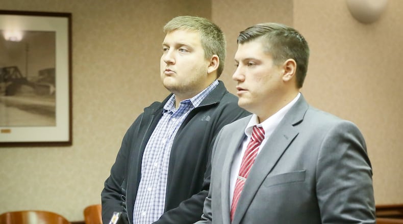 Tyler Conrad, a Fairfield High School teacher charged for allegedly having sex with a student, appeared in November in Butler County Common Pleas Court for arraignment. STAFF FILE/2016