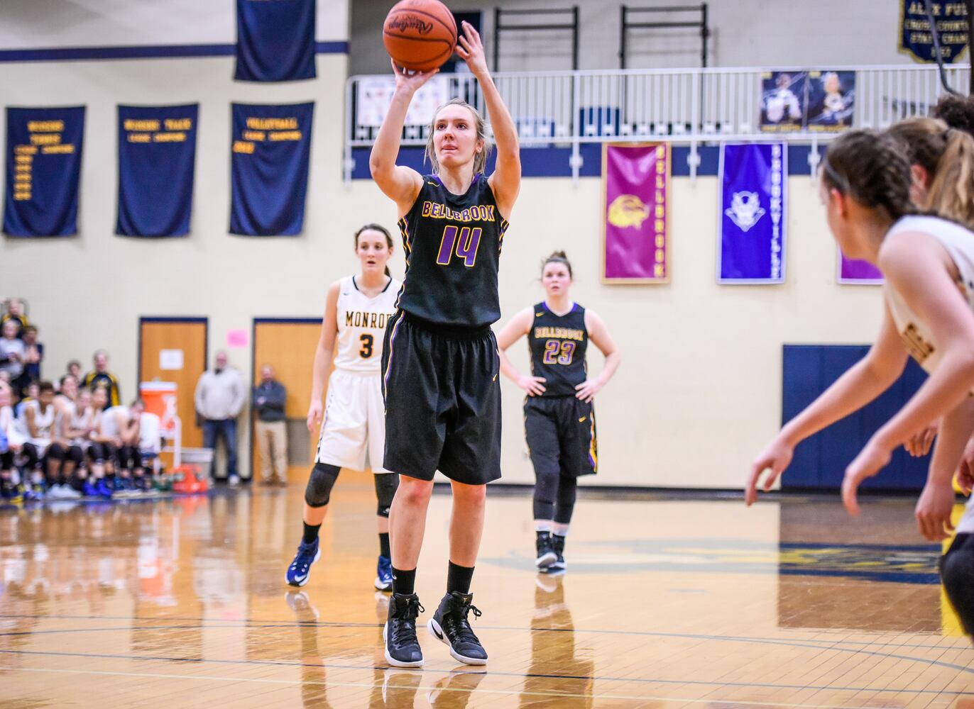 Monroe vs Bellbrook Girls Basketball