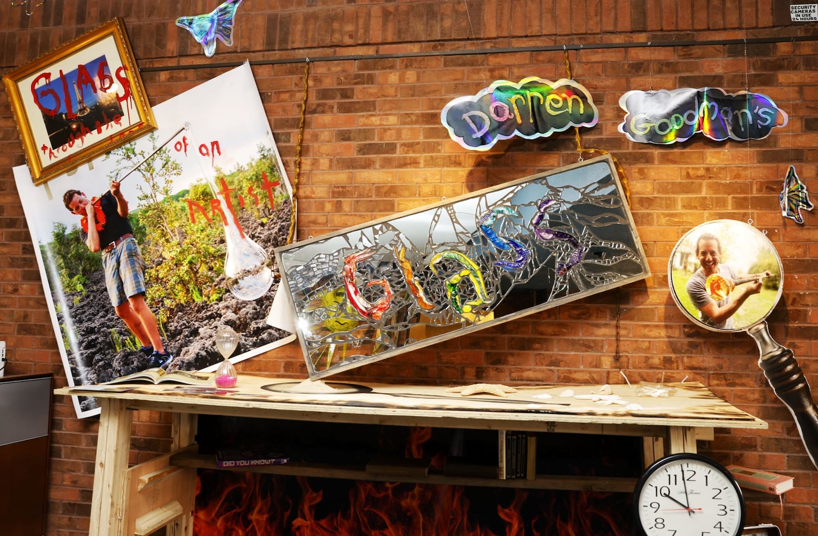 Darren Goodman's "Glass Through the Lens of an Artist" exhibit on display at Middletown Arts Center in April 2025. NICK GRAHAM/STAFF