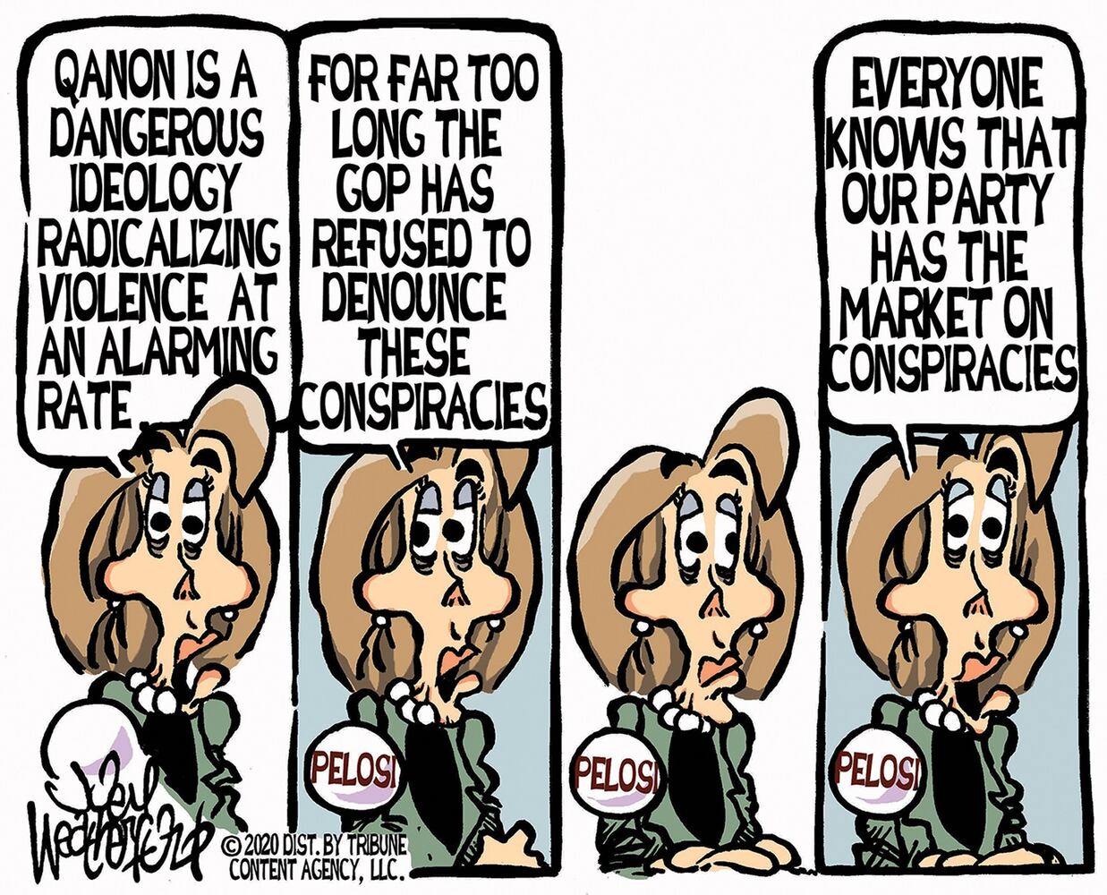 Week in cartoons: Town halls, Amy Coney Barrett and more