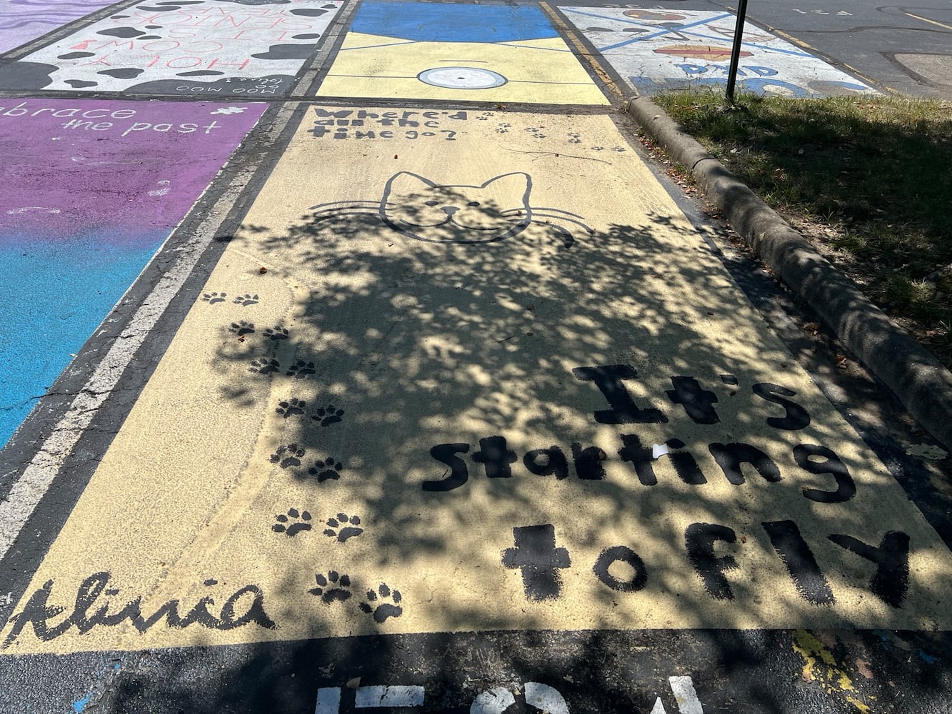 Hamilton high school senior parking lot spaces