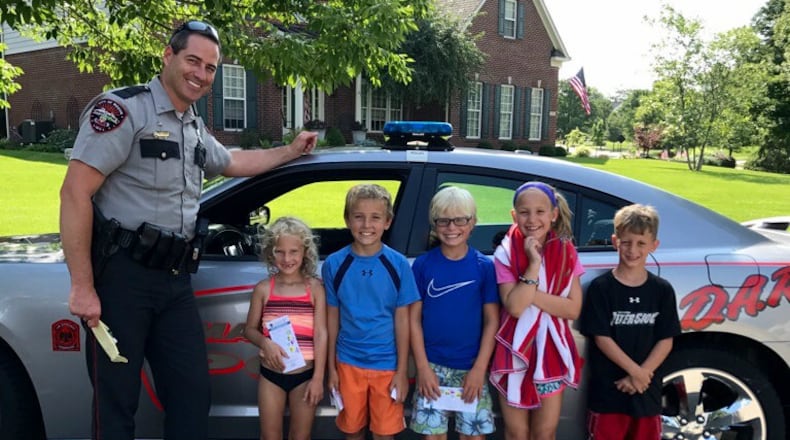 Nathan Ketterer of the Mason Police Department grew up in Montgomery. CONTRIBUTED