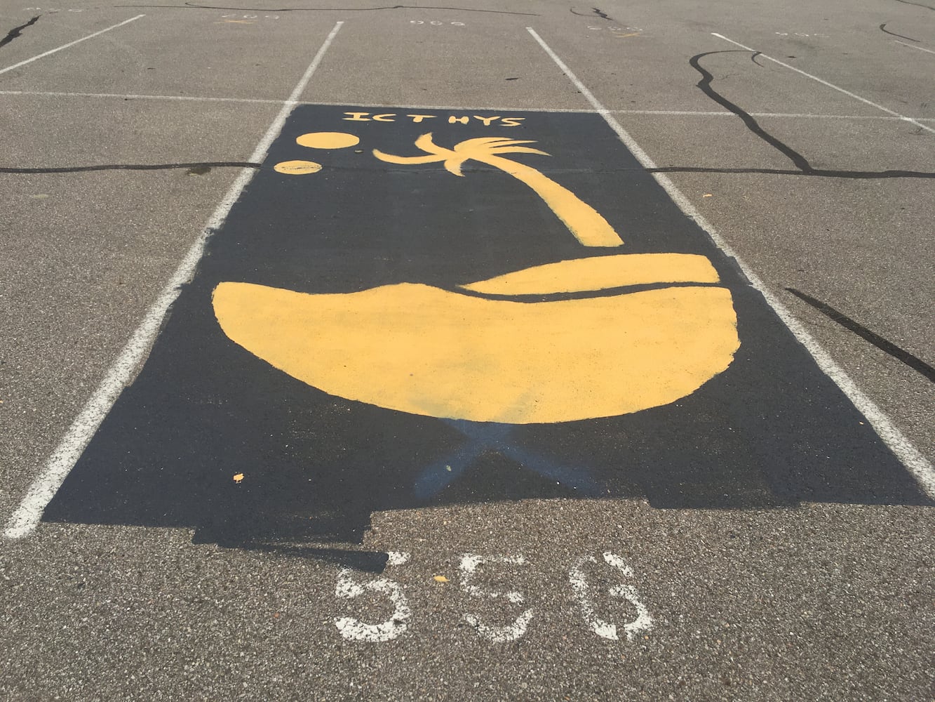 Lakota West High School parking lot spaces