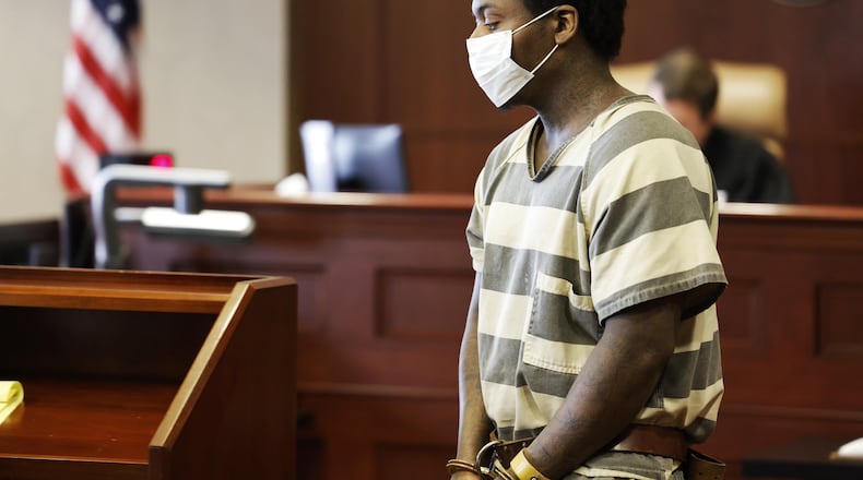 Tyree Cross was sentenced to prison Tuesday in Butler County Common Pleas Court for the June 2020 shooting death of Riah Milton. NICK GRAHAM