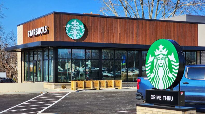 Starbucks on Ohio 4 in Hamilton is expected to open on Monday, Feb. 27, 2023. NICK GRAHAM/FILE