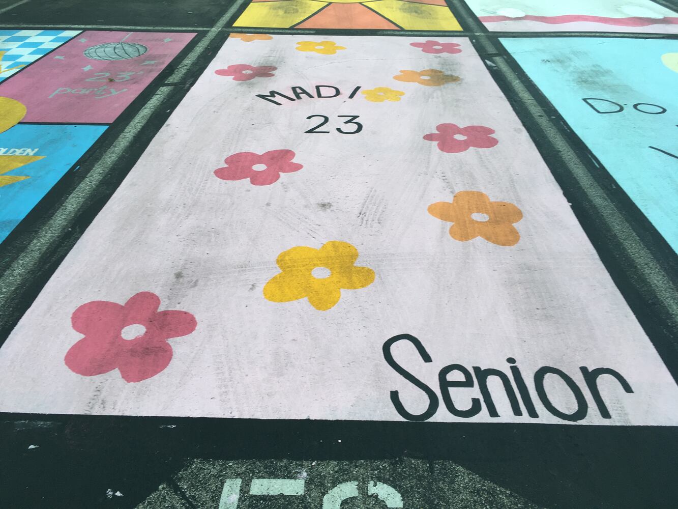 Ross senior parking lot spaces