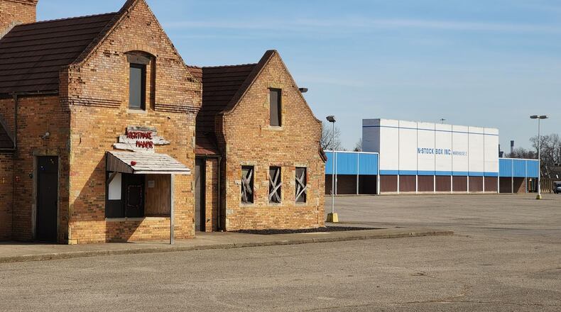 This shopping center on South University Boulevard is being considered as a possible site to build a pallet home community for the homeless in Middletown, according to City Manager Jim Palenick. NICK GRAHAM/STAFF