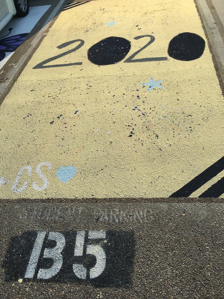 parking lot spaces