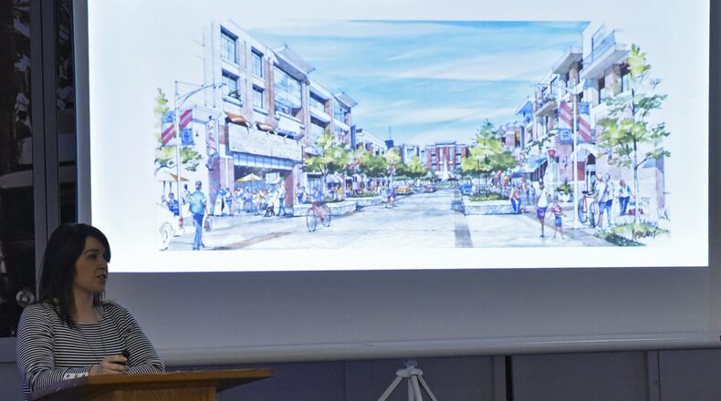 Mallory Greenham, executive director of Downtown Middletown Inc., reviewed at the beginning of 2016 the master plan for the city’s downtown corridor.