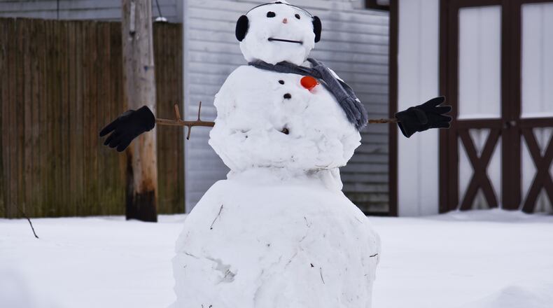 Butler County saw near zero degree temperatures Wednesday, February 17, 2021to go along with ice and snow from earlier in the week. NICK GRAHAM / STAFF