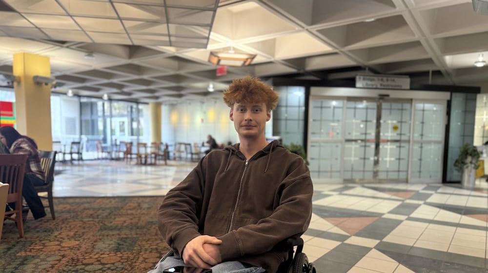 Holden Howell, also known as One and All Fitness, has created a workout routine specifically designed for wheelchair users. Photo by Alex Cutler