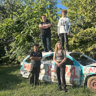 Green Fuzz, a newly formed grunge and alternative rock band of teenagers, will perform at the Middletown Arts Center in February as part of the “Craft N’ Crush - A Valentine’s Day Jam” event. Contributed.