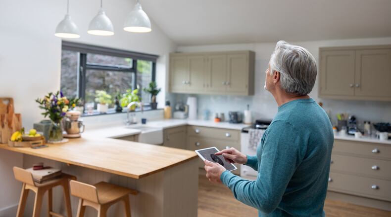 Many smart homes also allow homeowners to control these beloved conveniences via an app or through a networked device or wireless connection. iSTOCK/COX